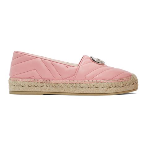 gucci nappa charlotte espadrilles|Gucci: Pink Quilted Charlotte Espadrilles .